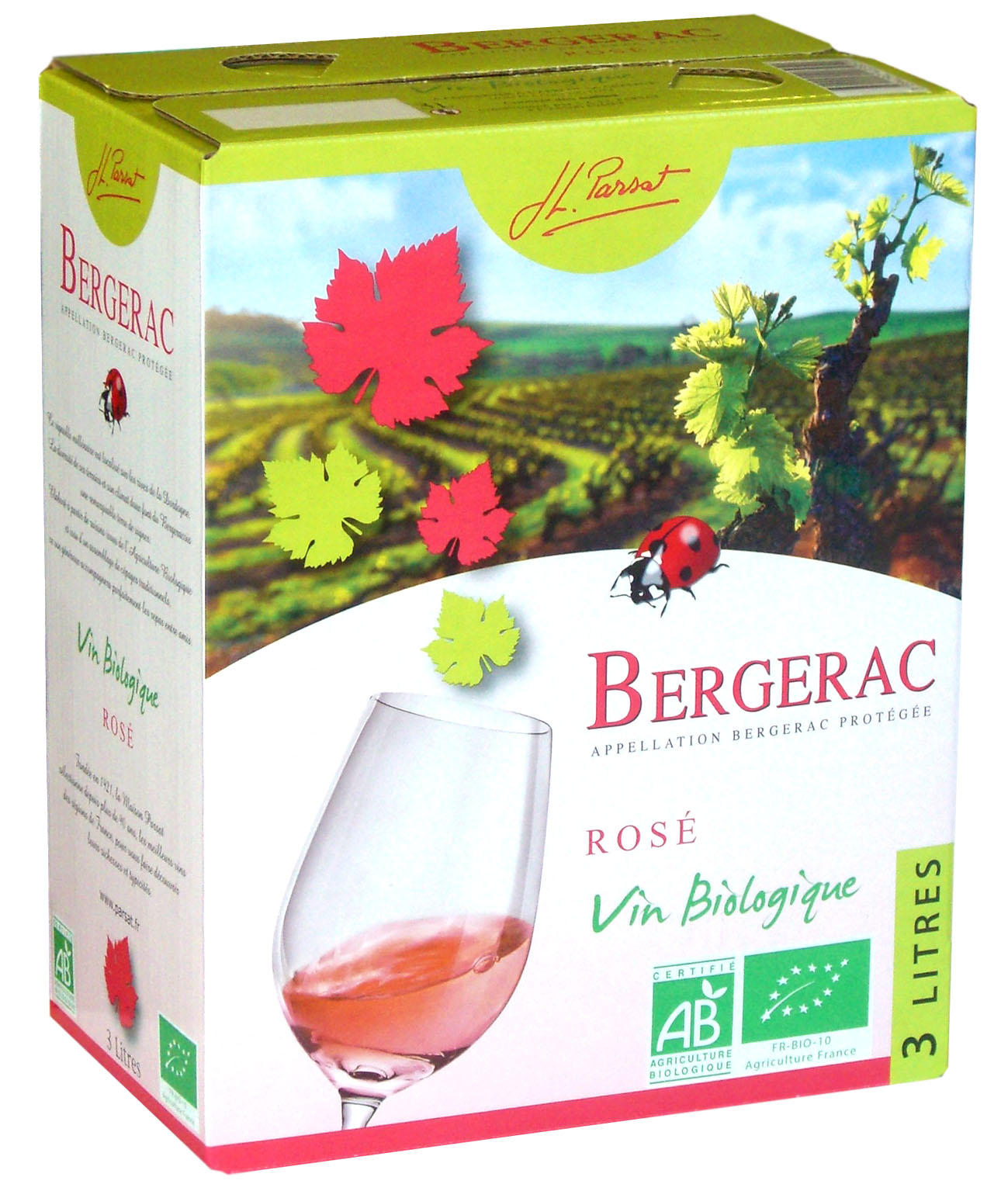 Miniature JL Parsat  - Organic Rosé AOP Bergerac